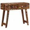 Gossi masa consola, 90x32x75 cm, lemn masiv recuperat