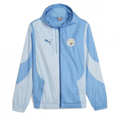Manchester City geacă de bărbați cu glugă Pre-Match blue - XL foto