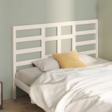 VidaXL Tăblie de pat, alb, 166x4x104 cm, lemn masiv de pin