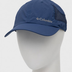 Columbia șapcă Tech Shade culoarea bleumarin, cu imprimeu 1539331