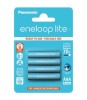 Set acumulatori Panasonic Eneloop Ni-MH 4x AAA(R3) 550mA lite Power