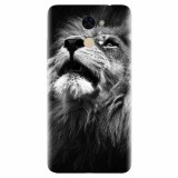 Husa silicon pentru Huawei Enjoy 7 Plus, Majestic Lion Portrait