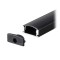 Profil aluminiu pentru banda LED 2m 17.4mm x 7mm negru V-tac SKU-2873