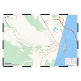 Cumpara ieftin Harta decorativa pentru perete Aiud, Stil Clasic, 125x90 cm, PVC