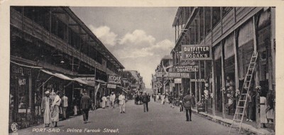 CARTE POSTALA 98 PORT-SAID - Prince Farouk Street foto