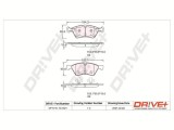 Dr!ve+ DP1010.10.0921 set placute frana,frana disc