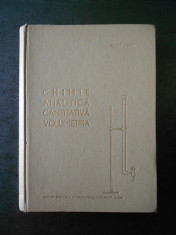 CANDIN LITEANU - CHIMIE ANALITICA CANTITATIVA. VOLUMETRIA (1964) foto