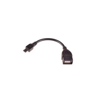 Adaptor OTG USB 3.0 - MicroUSB 13cm Negru foto