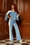 N704-441 Bluza deosebita accesorizata cu capse pe lateral