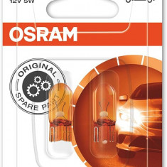 Set 2 becuri WY5W Osram Original blister