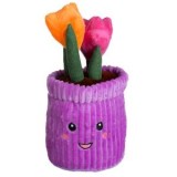 Ghiveci de plus cu lalele, Mov, &Oslash;12x27cm, CMCLASS