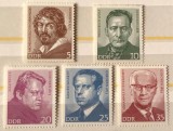 Germania Democrată (R.D.G. / DDR) 1973 - Seria Completă &bdquo;Comemorări / Personalități &rdquo; Nestampilat - Cod: -TW1