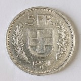 ELVETIA 5 FRANCI 1931 TIP 1 ARGINT TIP 1 POZA IN DESCRIERE XF ( CITITI DESCRIEREA ), Europa