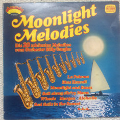 Billy Vaughn Moonlight Melodies 1978 disc vinyl lp muzica jazz big band pop VG+