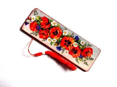 semn de carte cu maci 42440 foto