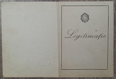 Legitimatie Medalia Muncii 1958 foto