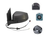 Oglinda exterioara Volkswagen Caddy, 11.2020-, montare stanga, reglaj electric; carcasa neagra; incalzit; sticla convexa; geam cromat; 16 gauri / 5 p