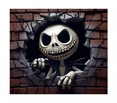 Sticker decorativ, Halloween, Maro, 68 cm, 1340STK-2 foto