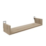 Raft de perete Derva, stejar, lemn, 60x15x10 cm