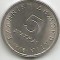 No(2) moneda-Grecia 5 drahme 1978