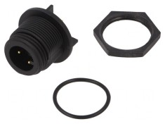 Conector circular soclu tată 3 PIN IP68 250V