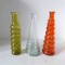 Lot 3 sticle forma deosebita, 18cm inaltime