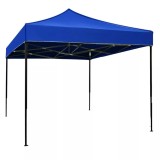 Cort pliabil pentru evenimente, cadru metalic pentru curte si gradina, 2x3 m, albastru, flippy