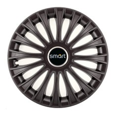 Set 4 Capace Roti Autohelix MSA&reg;, potrivite jantelor de R14, pentru Smart, model dino Negru