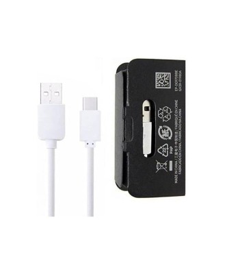 Cablu Date USB-C pentru Samsung EP-DG970 BBE, Alb foto
