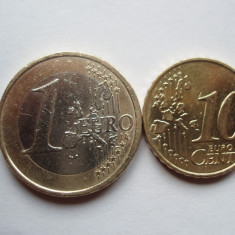 GERMANIA - 1 EURO 2002 + 10 EURO CENT 2002 LM1.03