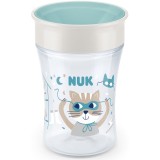 NUK Magic Cup ceasca cu capac 8m+ Green 230 ml