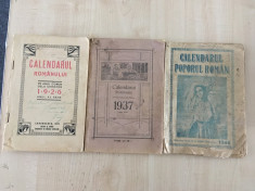Lot 3 almanahuri vechi - 1926, 1937, 1948 foto