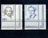 Germania 1997 - Personalități feminine, serie neuzata