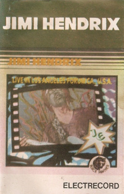 Casetă audio Jimi Hendrix &amp;lrm;&amp;ndash; Live In Los Angeles Forum CA., U.S.A, originală foto