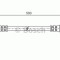 Conducta / cablu frana MERCEDES A-CLASS (W169) (2004 - 2012) BOSCH 1 987 476 453