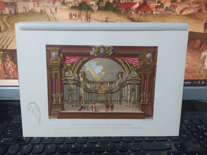Decor pour le Theatre du Chateau de Versailles Cromolitografie Paris c. 1880 033