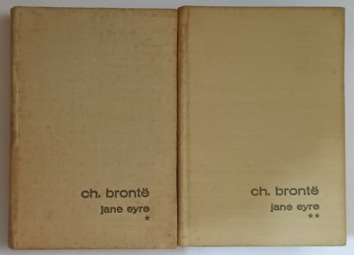 JANE EYRE de CH. BRONTE , VOLUMELE I - II , 1970 foto