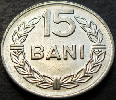 Moneda 15 BANI - RS ROM&amp;Acirc;NIA, anul 1966 * cod 1110 B = excelenta foto