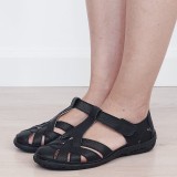 Cumpara ieftin Balerini negri din piele naturala 5101 M5