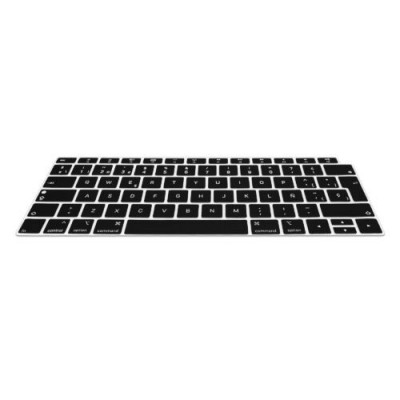 Husa pentru tastatura Apple MacBook Air 13.3&amp;quot; (2018-2020), Kwmobile, Negru, Silicon, 53986.01 foto