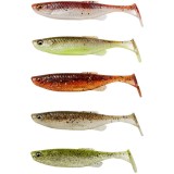 Cumpara ieftin Shad Savage Gear Fat Minnow T-Tail, Clearwater Mix, 7.5cm, 5buc/plic