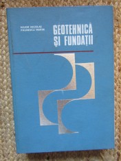 Geotehnica Si Fundatii - Maior Nicolae, Paunescu Marin