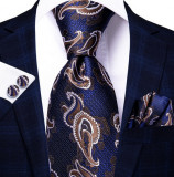 Set cravata + batista + butoni - matase - model 367