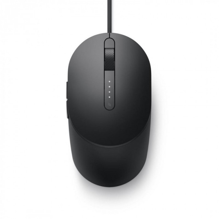 Mouse Dell MS3220, 3200 DPI ajustabil, 5 Butoane, USB, Senzor Laser, Negru