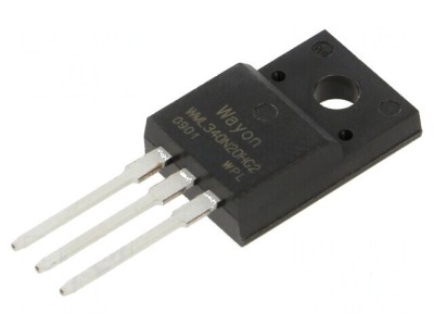 Tranzistor N-MOSFET unipolar TO220FP foto