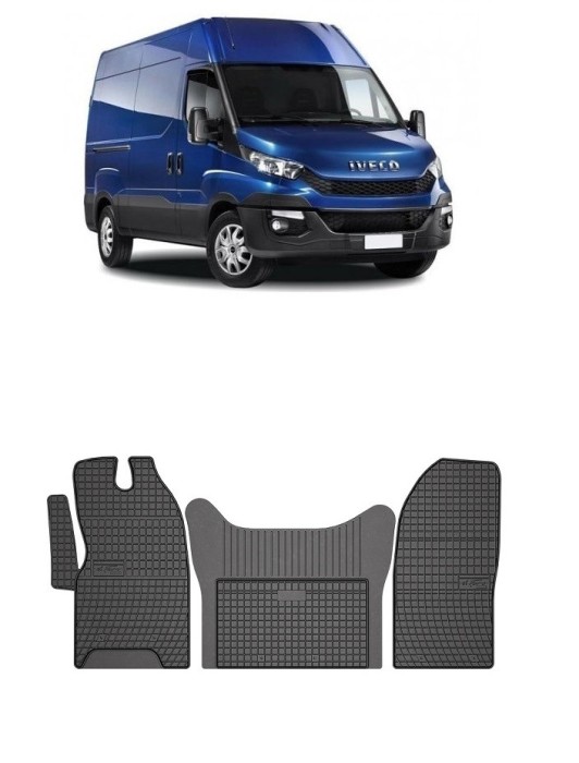 Set covorase auto cauciuc FIT IVECO DAILY VI 3D (2014 - 2025)