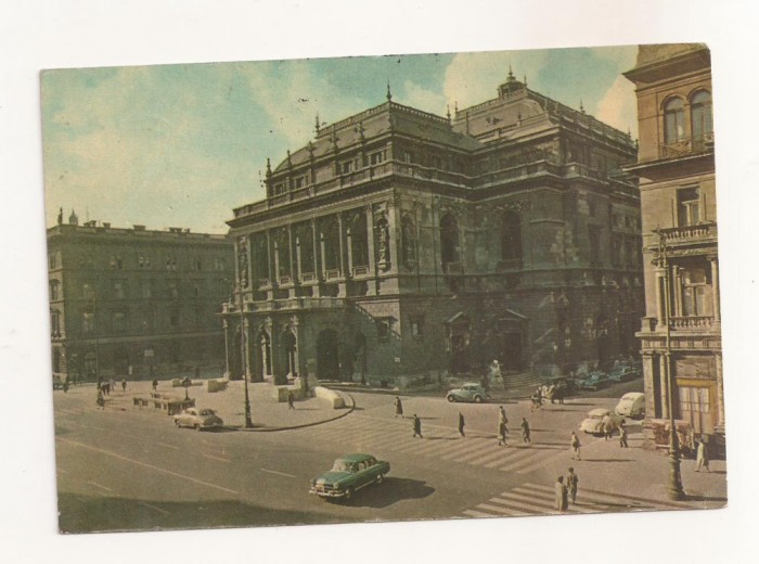 FA71-Carte Postala- UNGARIA - Budapesta, State Opera, circulata 1963