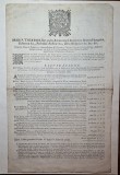 Edict original al Mariei Terezia &ndash; &bdquo;Liquidazione dell&rsquo;Estimo Censibile dello Stato di Milano&rdquo;, Milano 1759