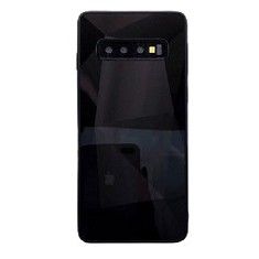 Husa silicon si acril cu textura diamant Samsung S10e , Negru