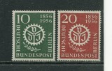 GERMANIA BERLIN 1956 ASOCIATIA INGINERILOR GERMANI SERIE COMPLETA NESTAMPILATA, Nestampilat